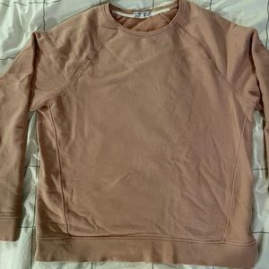 Richer Poorer blush crew neck sweatshirt